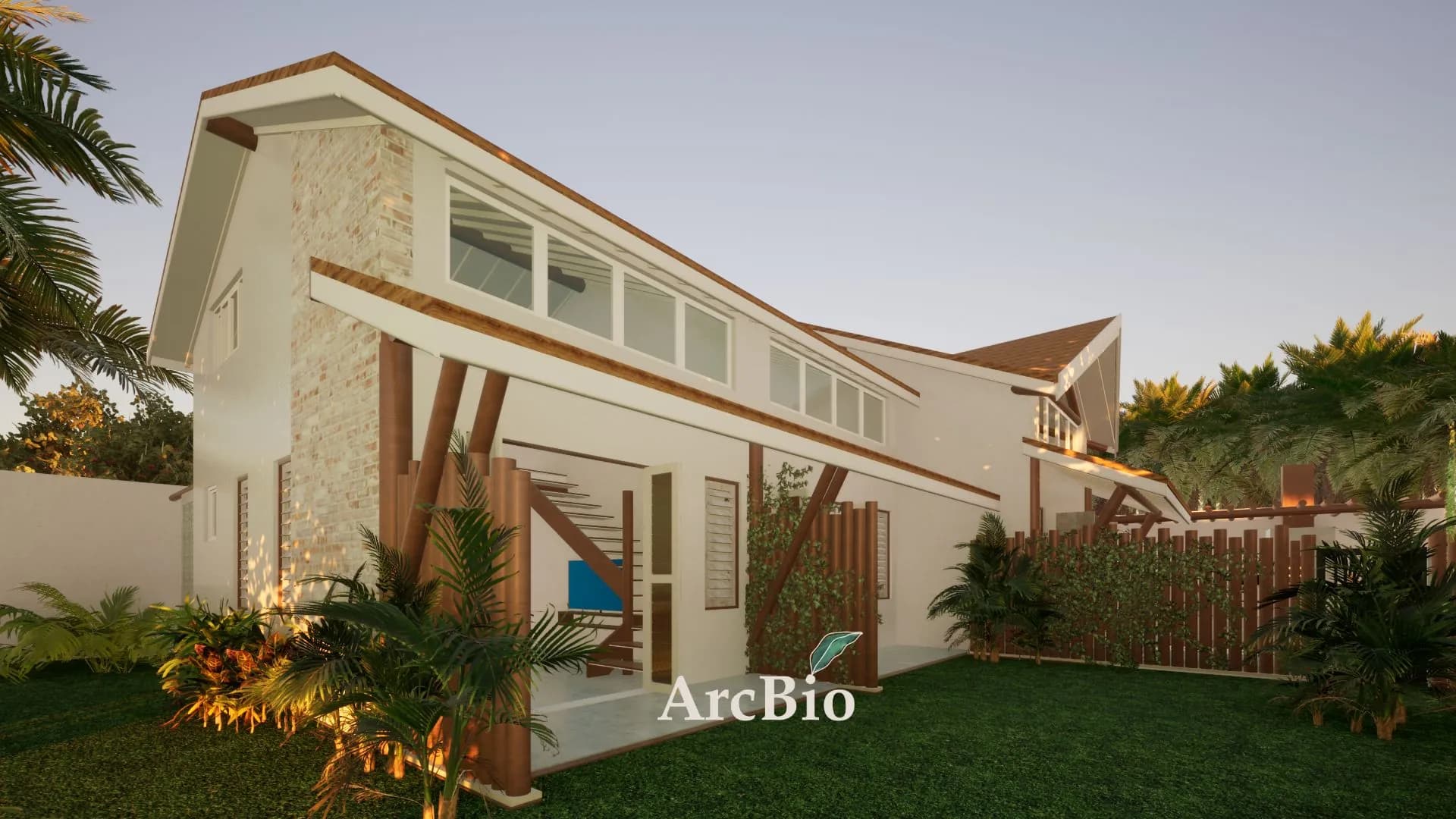 Residência com pérgola